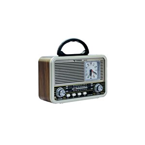 Torima Ns-03 Gold Nostajik Radyo Bluetooth Hoparlör