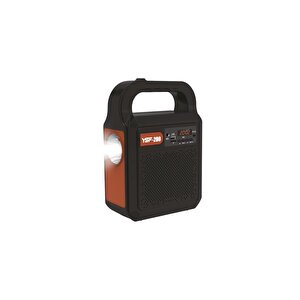Torima Ysf-200 Siyah Güneş Enerjili Panelli Fenerli Bluetooth Kamp Hoparlör