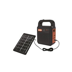 Torima Ysf-200 Siyah Güneş Enerjili Panelli Fenerli Bluetooth Kamp Hoparlör
