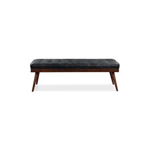 Radnor Gerçek Deri Bench-siyah