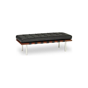 Rove Metal Deri Bench-siyah