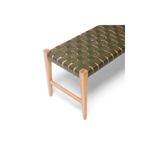 Gerçek Deri̇ Kent Bench, Yeşi̇l