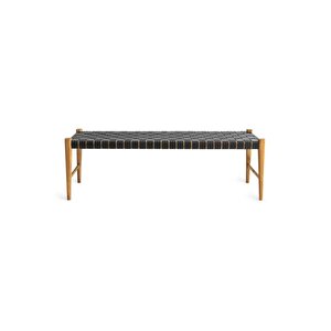 Gerçek Deri̇ Kent Bench, Si̇yah