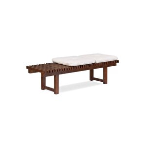 Doğal Ahşap Izgaralı Bench