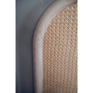 Doğal Ahşap Hazeranlı Yatak Başlığı (50x170 Cm)