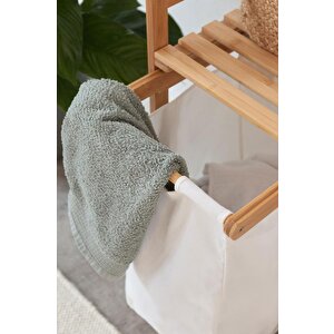 Digithome Bambu 2 Bölmeli Kirli Sepetli Çamaşır Sepeti Raflı Banyo Düzenleyici Db-0007