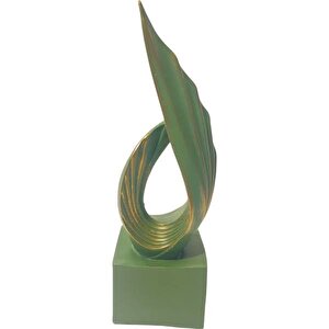 Sarmal Polyester Biblo, Yeşil, 29x9 Yeşil