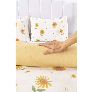 Ayçiçeği Çift Kişilik Nevresim Takımı Pamuklu