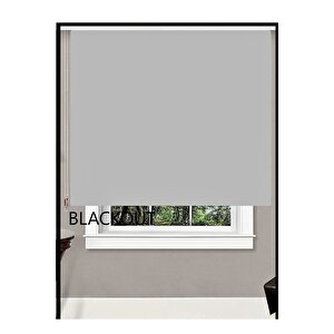 Blackout Karartma Işık Geçirmeyen Stor Perde Gri 80x260 cm