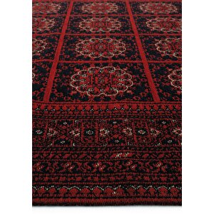 Cool Halı Atlas 03 Kırmızı Mutfak Halısı Yıkanabilir Halı Kaymaz Taban Afgan Halısı Salon Halısı