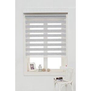 Bambu Raks Açık Gri Zebra Perde 170x200 cm