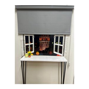 Mat Gri Stor Perde 210x270 cm