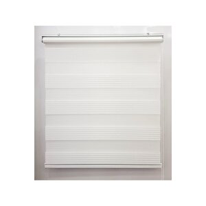 Geniş Pilise Beyaz Zebra Perde 70x200 cm