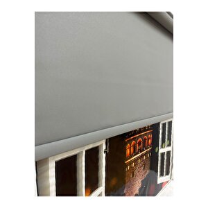 Mat Gri Stor Perde 120x260 cm