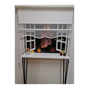 Çift Mekanizmalı Tül Ve Stor Perde - Model 11 230x260 cm