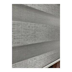 Kuzey Gri Zebra Perde 120x260 cm