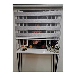 Bambu Raks Gri Zebra Perde 190x270 cm