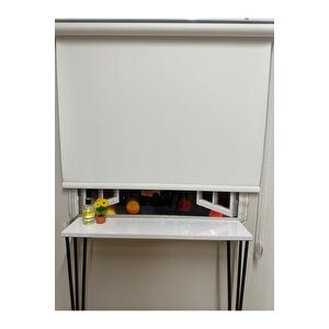 Blackout Işik Geçi̇rmeyen Stor Perde Beyaz 120x270 cm