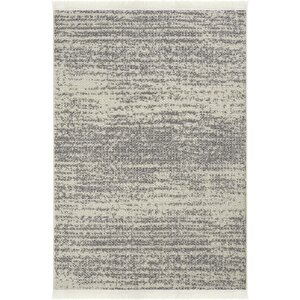 Fink 6051 Gri Bukle Salon Halısı Oturma Odası Halısı Kesme Halı Yolluk Koridor Halısı 160x230 cm