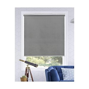 Mat Gri Stor Perde 100x260 cm