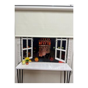 Blackout Işik Geçi̇rmeyen Stor Perde Ekru 200x220 cm