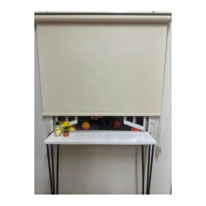 Mat Bej Stor Perde 130x270 cm