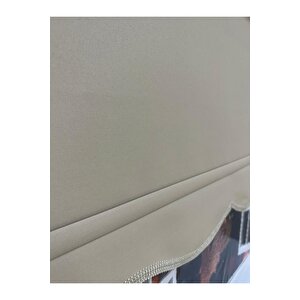 Mat Sütlü Kahve Dilimli Stor Perde 220x200 cm