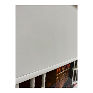 Mat Beyaz Stor Perde 90x260 cm