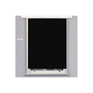 Mat Siyah Stor Perde 80x200 cm