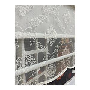 Çift Mekanizmalı Tül Ve Stor Perde - Model 4 80x200 cm