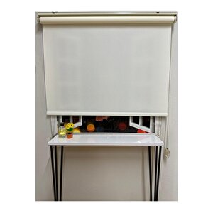 Mat Ekru Stor Perde 70x200 cm
