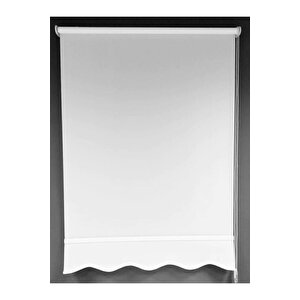 Mat Beyaz Stor Perde 90x200 cm