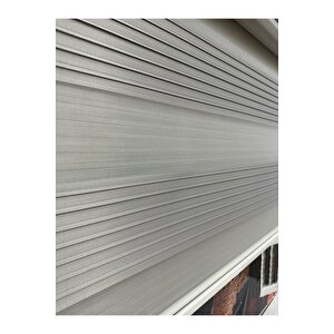 Geniş Plise Gri Zebra Perde 220x260 cm