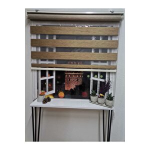 Bambu Raks Taba Rengi Zebra Perde 210x260 cm