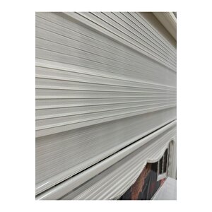 Geniş Plise Ekru Dilimli Zebra Perde 70x200 cm
