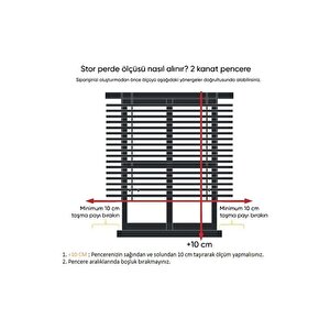 Çift Mekanizmalı Tül Ve Stor Perde - Model 6