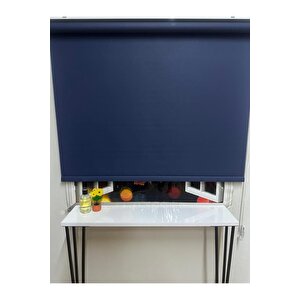 Mat Lacivert Stor Perde 120x260 cm
