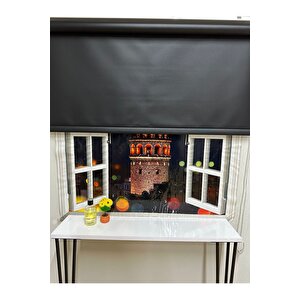 Blackout Işik Geçi̇rmeyen Stor Perde Si̇yah 190x270 cm