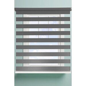 Oscar Gri Zebra Perde 190x260 cm
