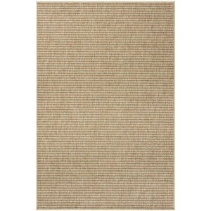 Madrid Natural Kiremit Mutfak Halısı Jüt Hasır Dokulu Balkon Ofis Halısı Outdoor Halı 120x250 cm