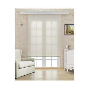 Mat Ekru Stor Perde 110x200 cm