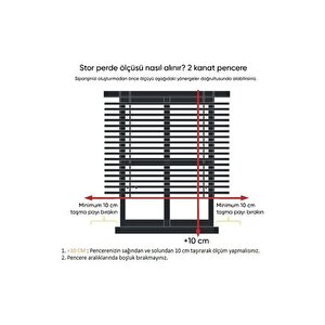 Blackout Karartma Işık Geçirmeyen Stor Perde Ekru 140x200