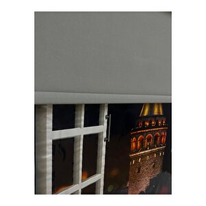 Blackout Işik Geçi̇rmeyen Stor Perde Gri̇ 250x200 cm