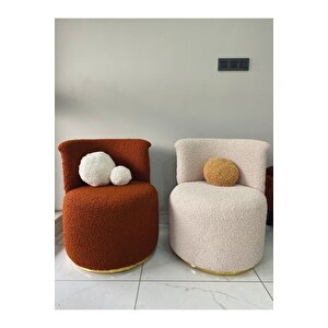 Cookie Berjer / Tekli Koltuk / Balkon Seti (dai̇reni̇ze Tesli̇m), Teddy, Kiremit Kiremit
