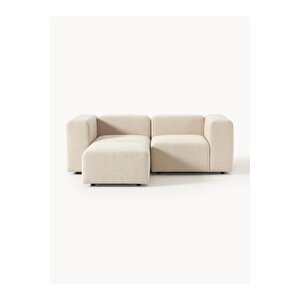 Pietro 3 Modül Köşe (2 Modül Ve Puf Takim), Teddy, Krem Bej