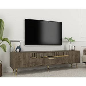 Dekolp1ct Tv Sehpasi Ceviz-Altın Ceviz Gold