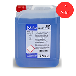 Cam Temizleyici, 5 Kg. X 4 Adet