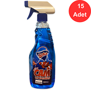 Parfümlü Cam Temizleyici, Trigerli, 15 Adet X 500 Ml.