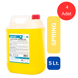 Oda Ve Çamaşır Parfümü 5 Litre X 4 Adet - Spring