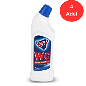 Wc Tuvalet Temizleyici 750 Ml. X 4 Adet